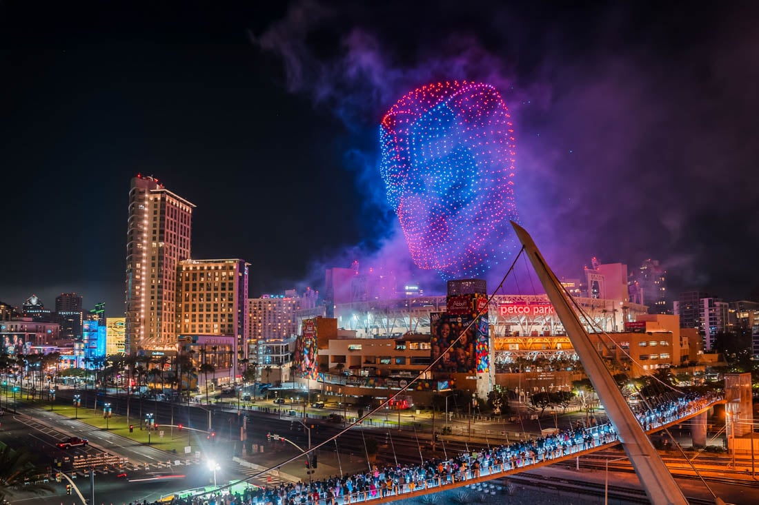 Deadpool Drone Show Hero Image 1-2