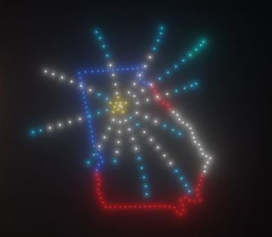 Georgia Drone Light Show