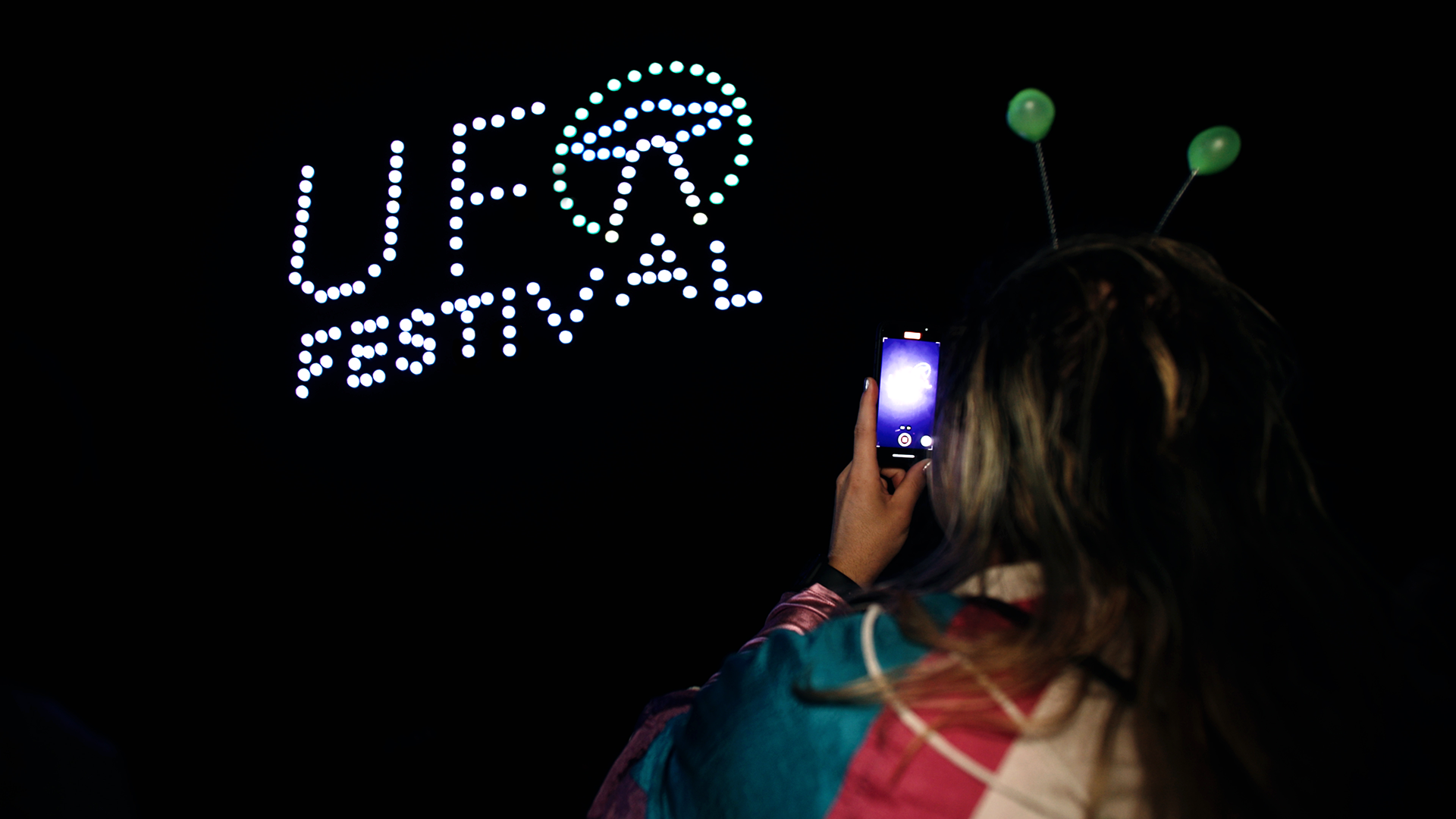 Roswell NM UFO Festival Drone Light Show