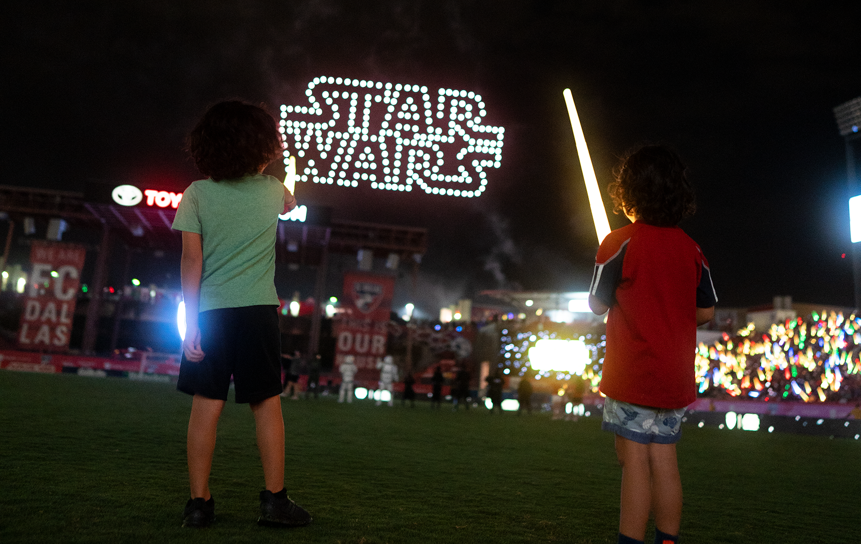 Star Wars Drone Light Show