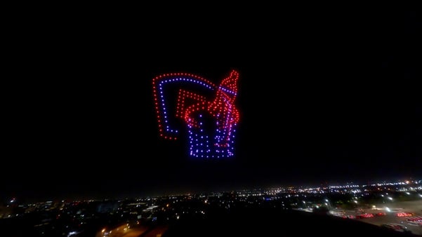 Drone Show At The NCAA Final Four