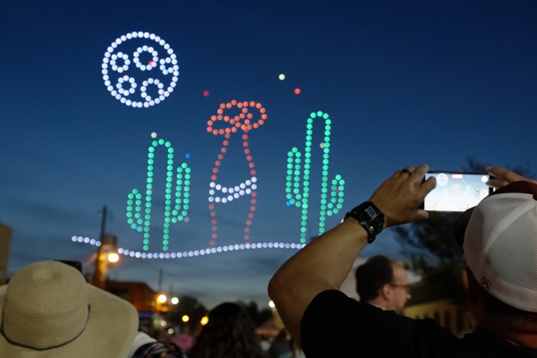 Coke drone show