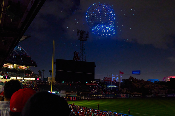 Death Star drone light show