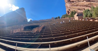 Denver Colorado Red Rocks Amphitheater Drone Show