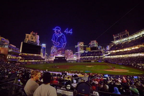 Drone show in San Diego