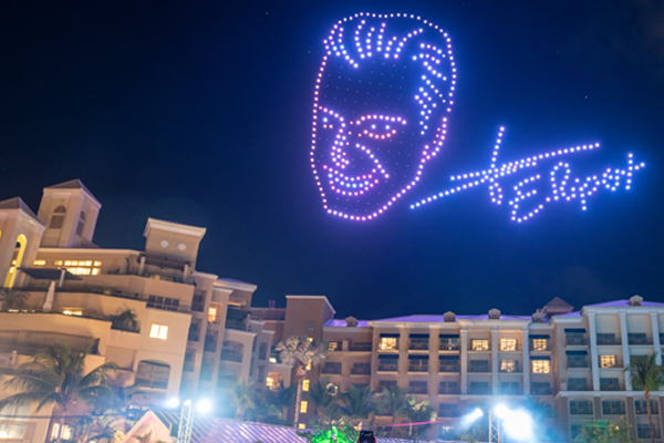 Eric Ripert drone light show