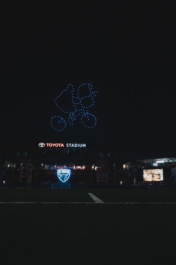 FC Dallas Professional Drone Light Show