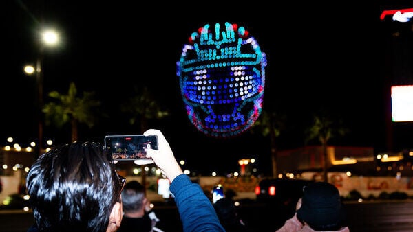 drone show las vegas