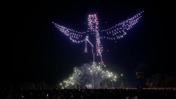 Pegasus created by drones