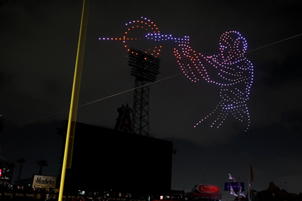 Princess Leia drone light show company