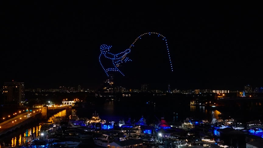 Professional Drone Show Miami Florida