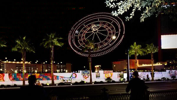 Drone show in Vegas
