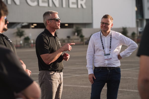Drone workshop outside of LDI