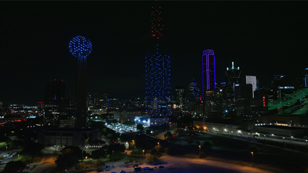 Wave of Light drone show