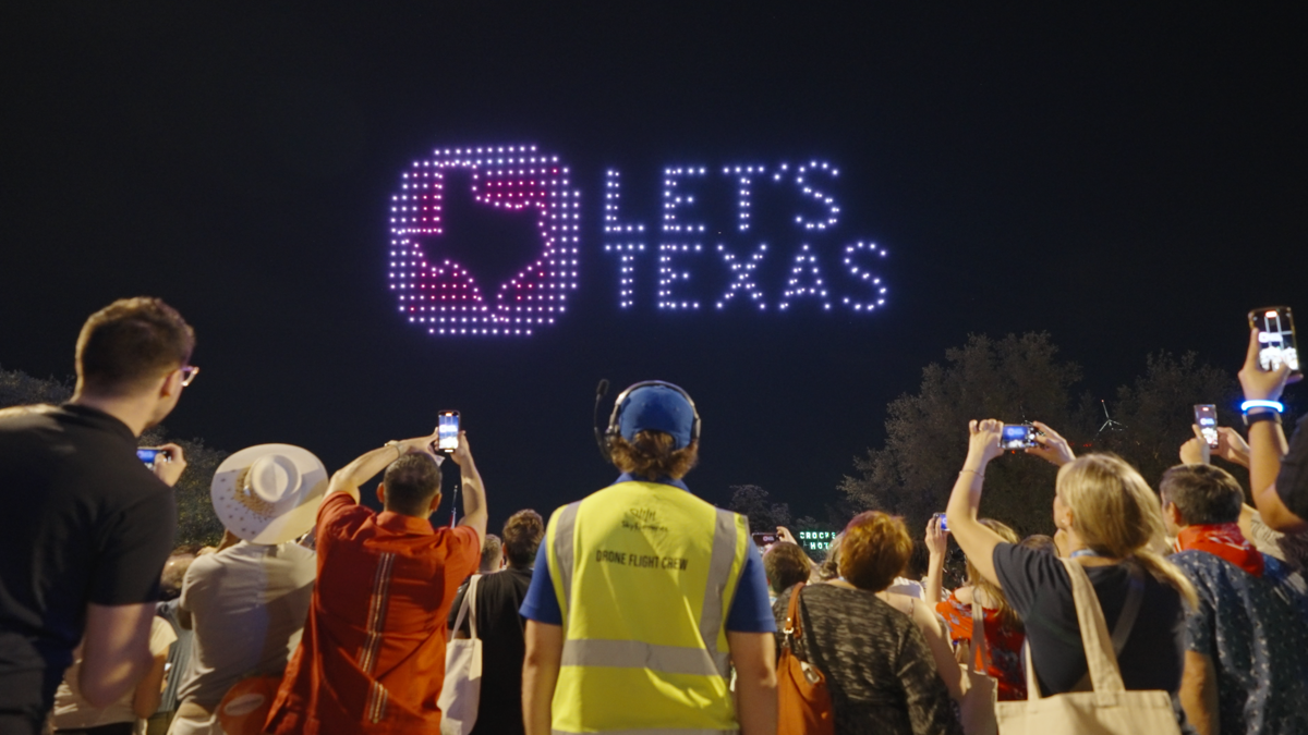 LETS TEXAS Alamo Drone show