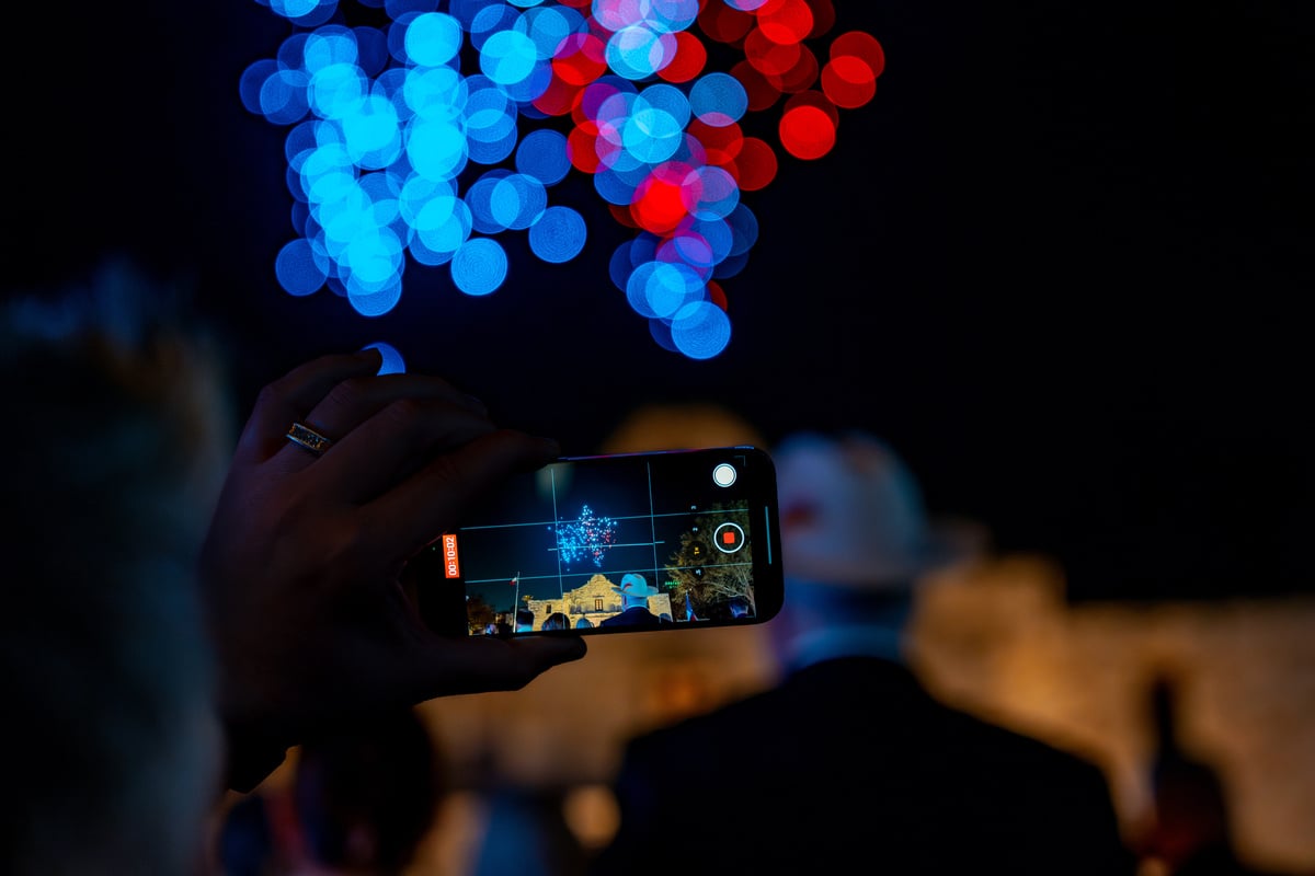 Alamo drone show image