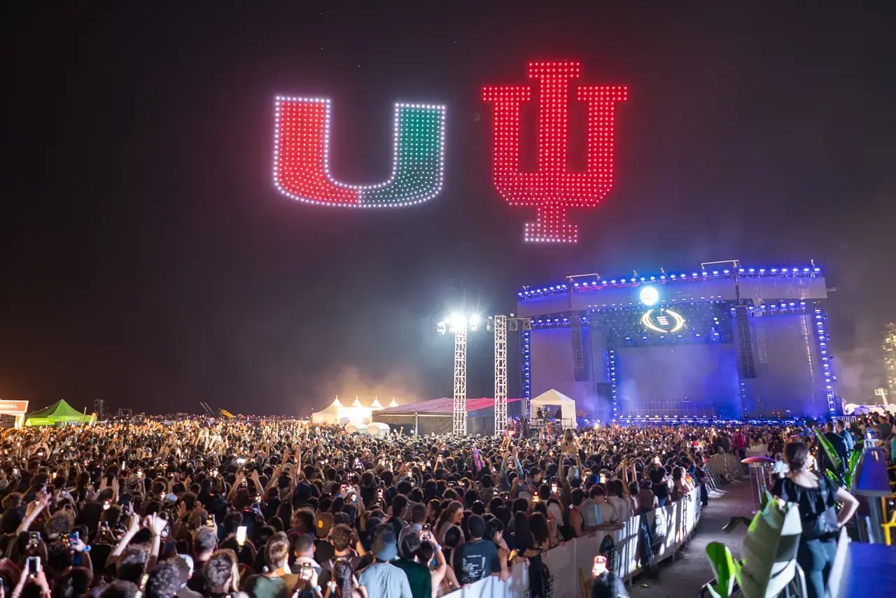 college-football-drone-show-miami-indiana-sky-elements