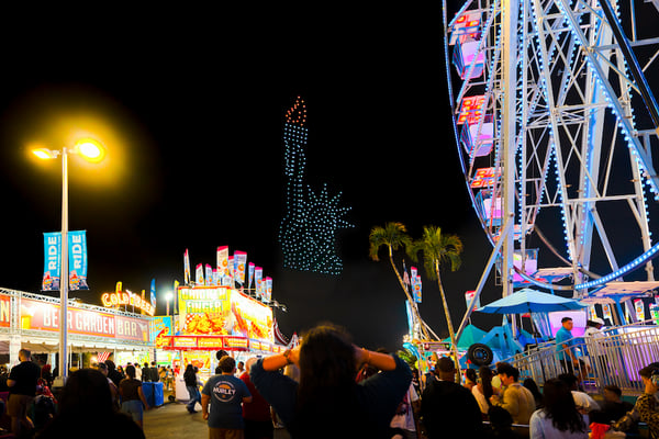 florida-state-fair-drone-show-sky-elements-statue-of-liberty