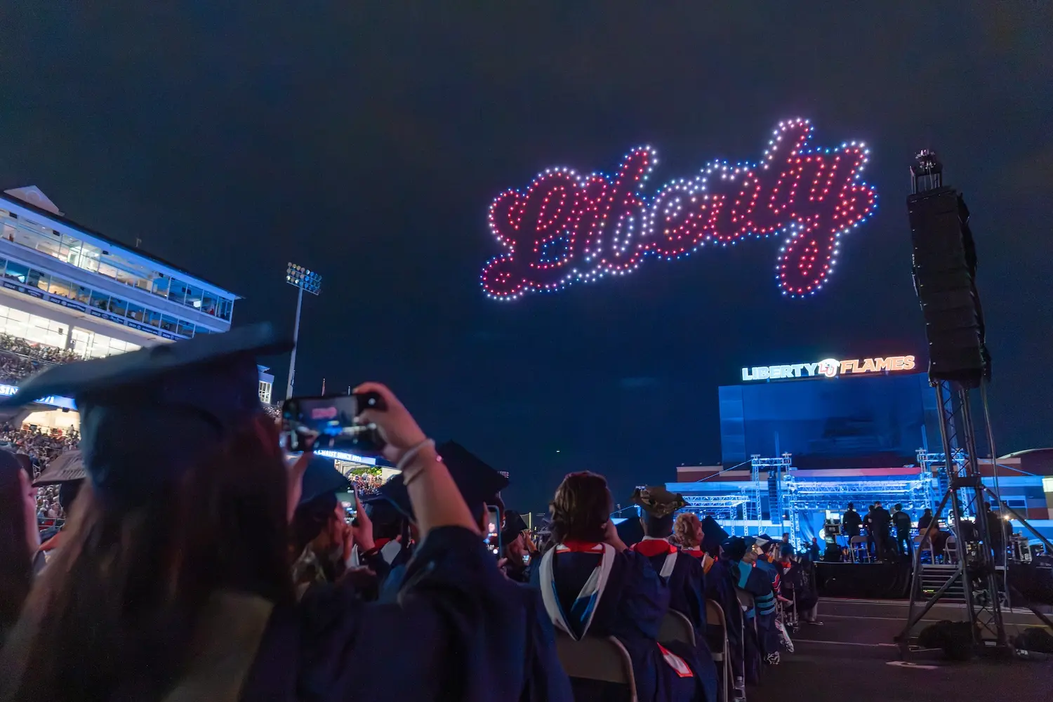 Commencement Ceremony drone light show