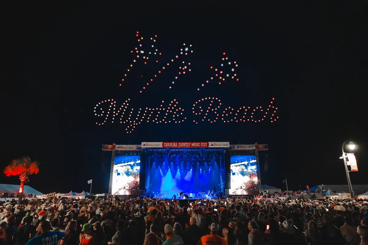 Carolina Country Music Festival drone light show