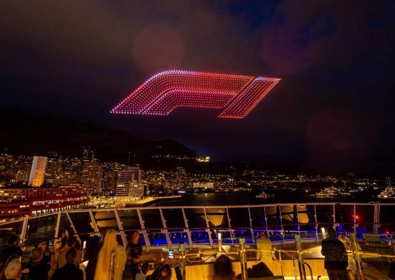 Formula 1, Monaco drone light show