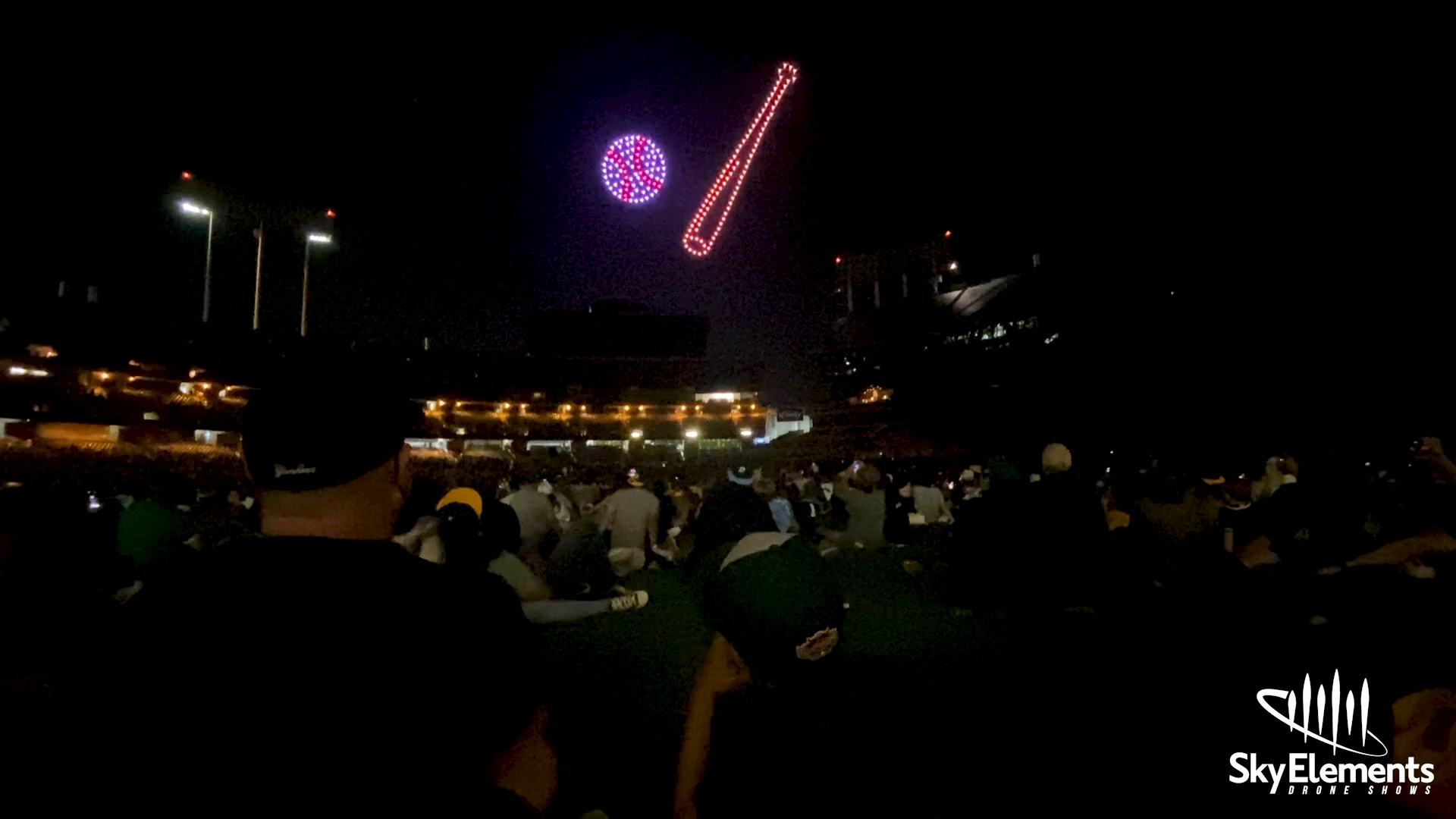 Oakland Athletics Light Show