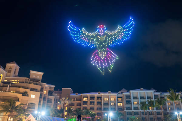 The Largest Cayman Islands Drone Show | Cayman Cookout 2024