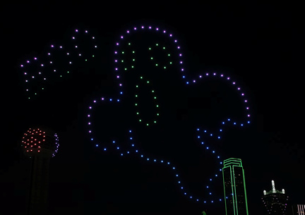 Halloween Drone Light Show