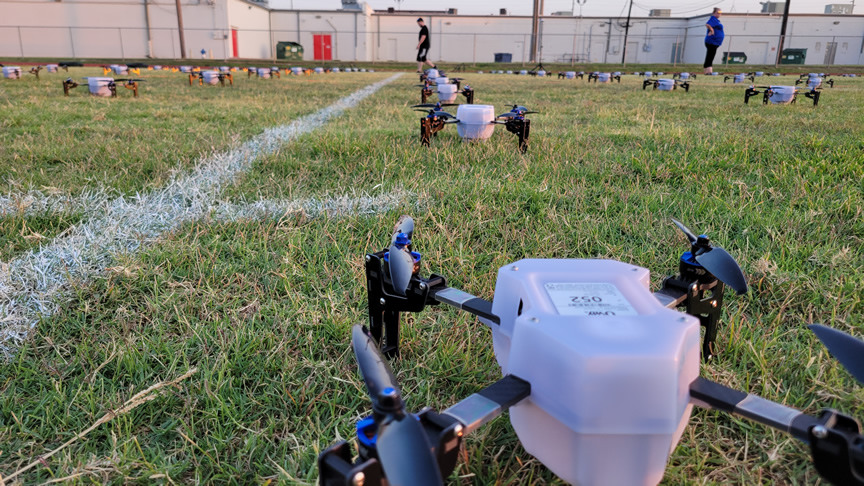 Drone Light Show Company in Houston, Texas