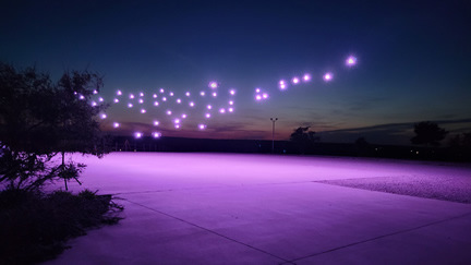 Phoenix Drone Shows – 100s of Amazing Professional Drones in the Sky at Night