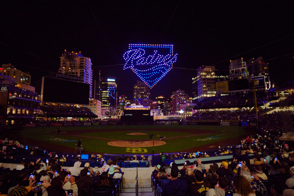 San Diego Padres Fans Stick Around After the Game for a 300-Drone Show