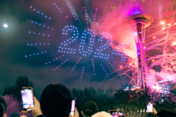 Sky Elements Rings in 2024 with a New Year’s Eve Drone Show in Every Timezone Across the United States