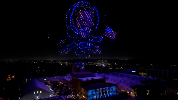 Sky Elements Earns First Double Golden Buzzer From Simon Cowell for America’s Got Talent Drone Show