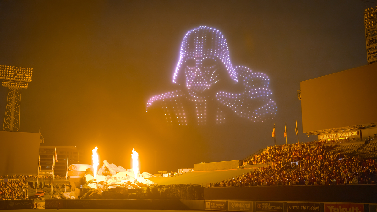 LA Angels, Star Wars Night drone light show