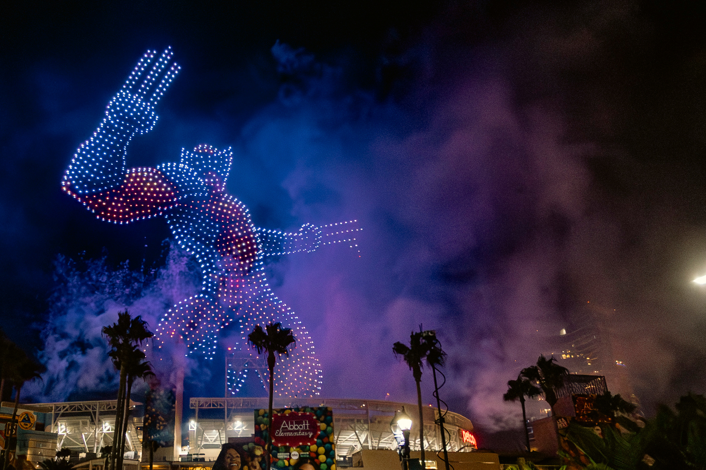 Deadpool & Wolverine Drone Show