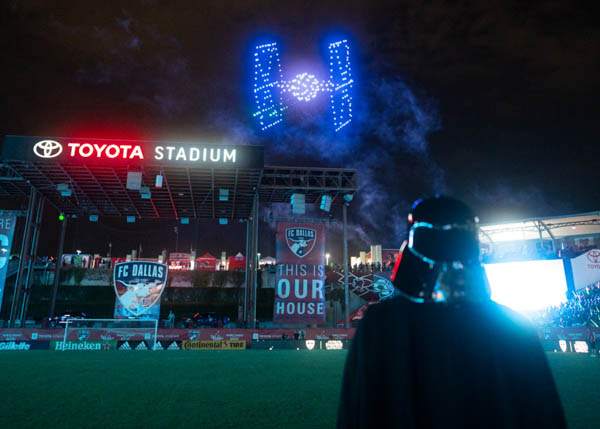 FC Dallas Drone Show