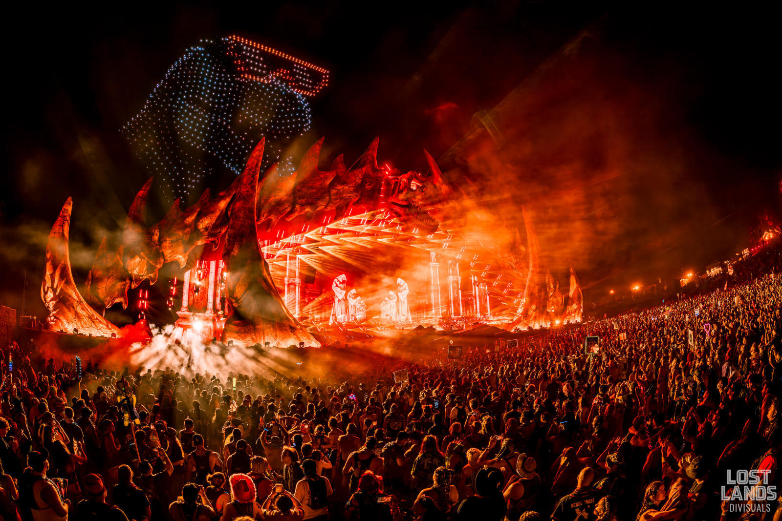 Lost Lands drone light show