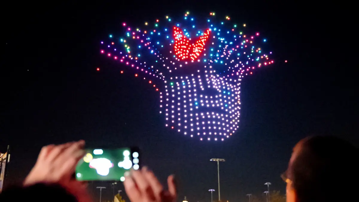 Kaleidoscope Festival drone light show
