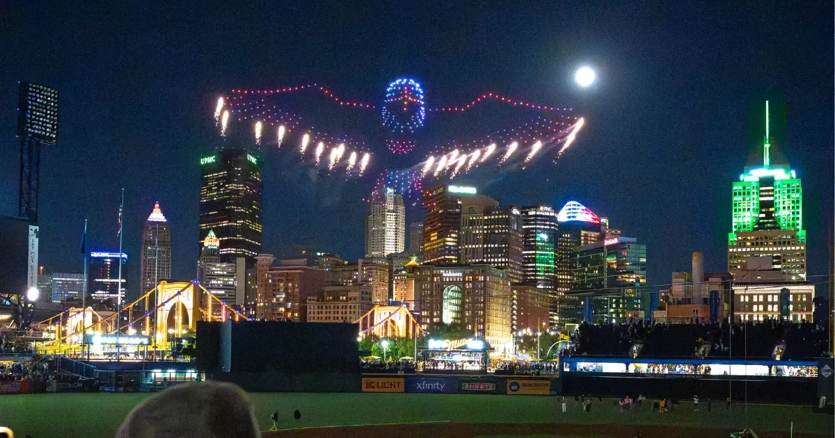 Pittsburgh Pirates drone light show