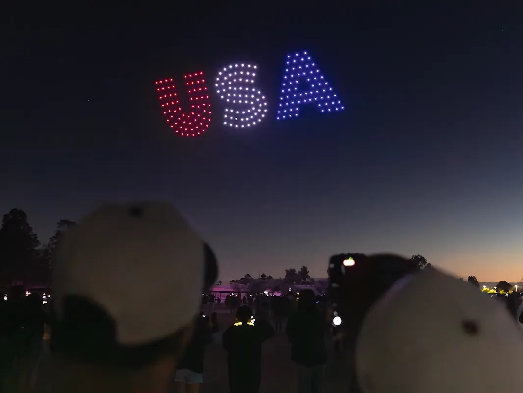 Santa Clara County Fourth of July drone light show