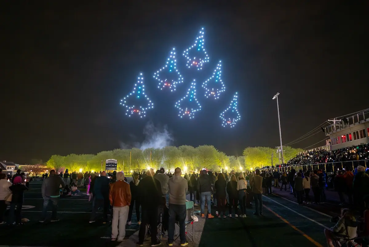 United States Semiquincentennial drone light show
