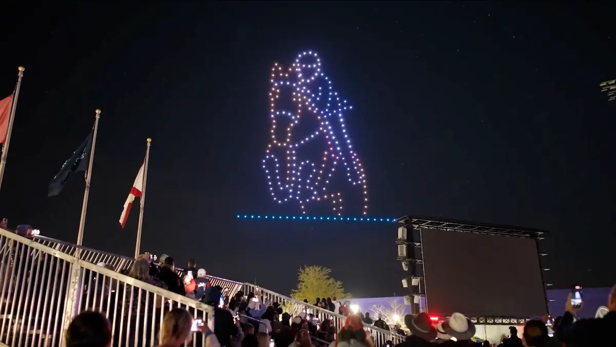 World Equestrian Center drone light show