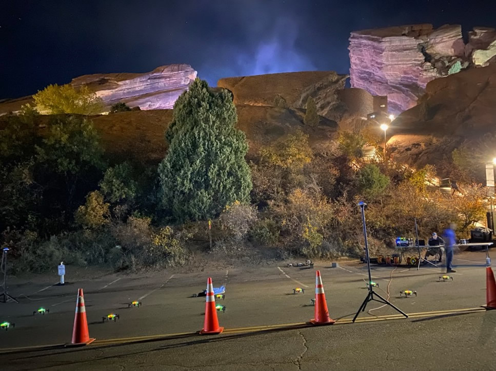 Drone Show Red Rocks Amphitheater Denver Colorado