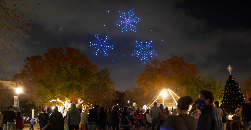 Christmas Drone Shows Sky Elements