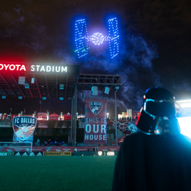 FC Dallas Star Wars Drone Light Show