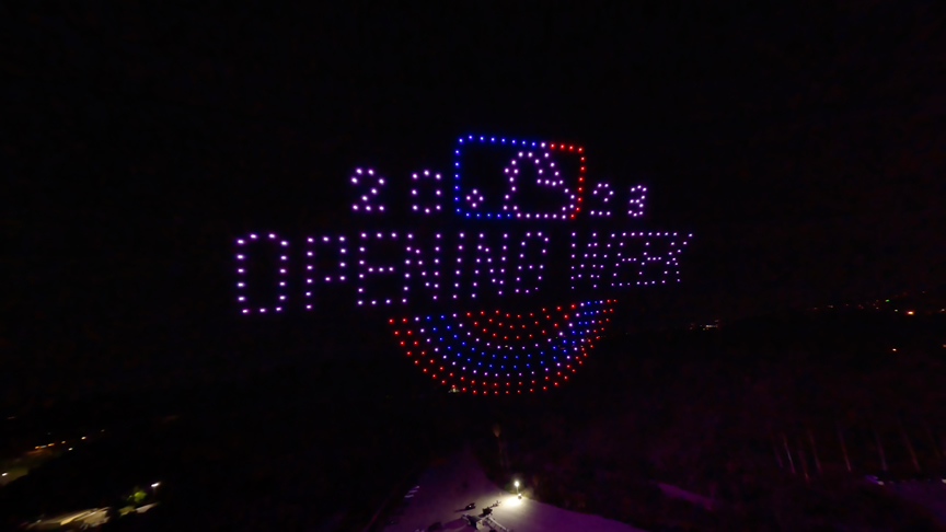 LA Dodgers Opening Weekend Drone Light Show