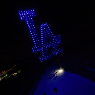 LA Dodgers Drone Light Show
