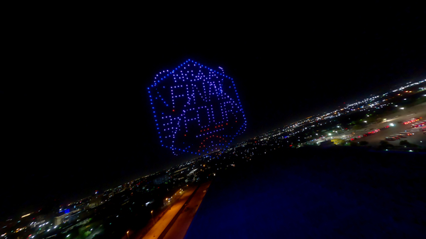NCAA Final Four Drone Light Show By Sky Elements Drones