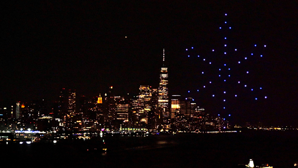 drone show new york