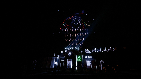 Santa drone show